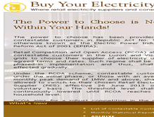 Tablet Screenshot of buyyourelectricity.com.ph